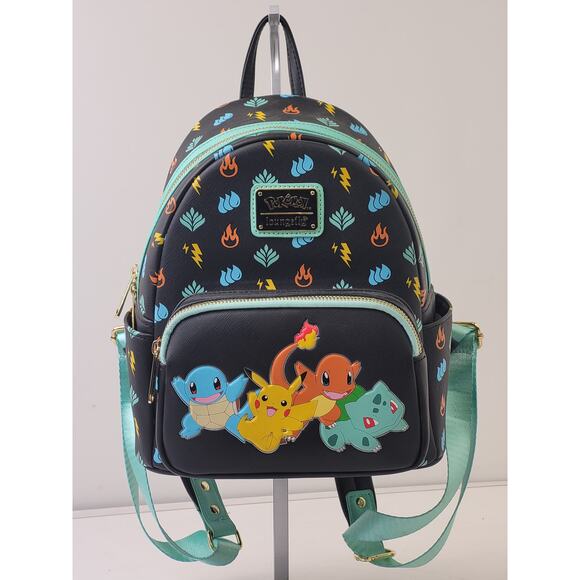 Loungefly Pokemon Starters Summer Convention Exclusive Mini Backpack main image 2